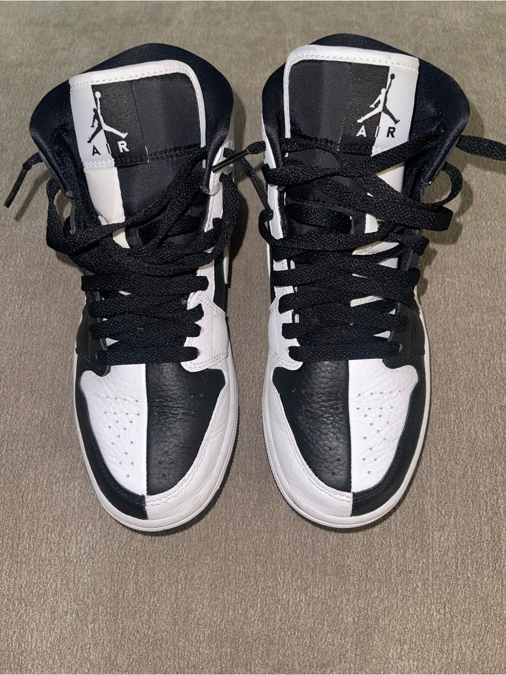 Jordan High Top Sneakers - Black & White